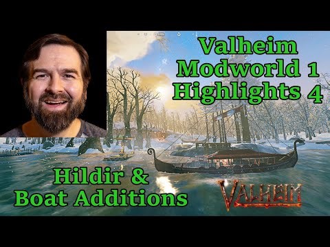 Building a fancy longship in modded Valheim! - Modworld Pt 4