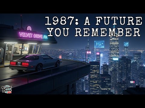 1987 Night Drive • Velvet Drive FM in a Futuristic New York