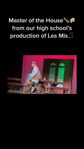 Master of the House from our high school’s production of Les Misèrables #lesmiserables #musical #play #theatre #singing #tiktok #music #acting