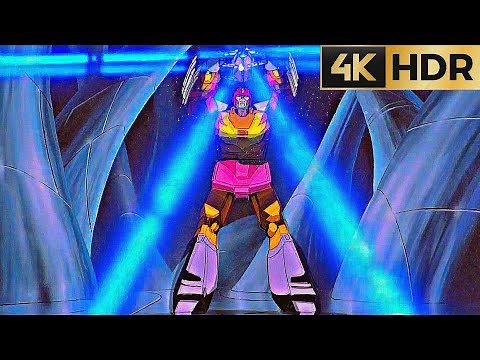 THE TRANSFORMERS MOVIE 1986 | Hot Rod becomes rodimus prime | full HD 4K