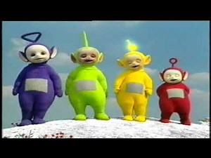 Los teletubbies y la nieve