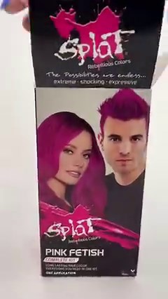 DYI’ng your hair pink is an intriguing & fun experience! Our Pink Fetish Complete Kit takes all the guess work out with pre measured bleach & color =We promise, it will not disappoint. 💞 Available at SplatHairColor.com Always formulated with Kindness, Vegan, & Cruelty Free #SplatSquad #PinkHairDontCare #pinkhairdye | Splat Hair Color