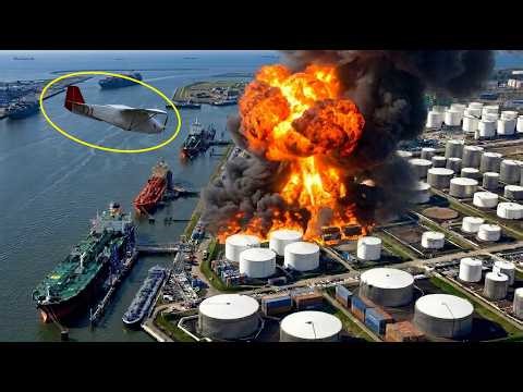Ukraine Waited for Russia to Gather All Its Oil at the Largest Oil Port — Then Blew It All Up
