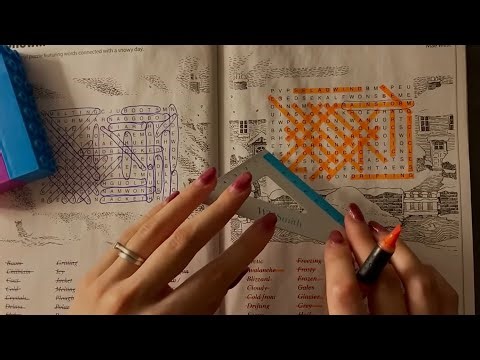 ASMR 😴 - Relaxing Wordsearch Puzzle - Clicky Whispers