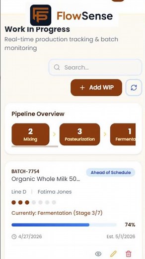 Food & Beverages ERP where revolutionizing the Industry with Smart Management Solutions#flowsense