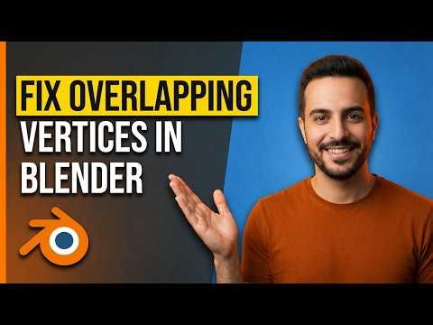 How To Fix Overlapping Vertices In Blender (Quick Cleanup Guide)