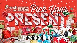 Pick Your Present weekday mornings at 7:20AM with Pete & Dani!  Tune in to 100.5 for your chance to win HUNDREDS of dollars worth of prizes! Full details at https://1005freshradio.ca/contest/5430/pick-your-present/ | 1005 Fresh Radio | Facebook