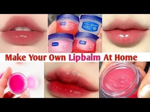 Get NATURAL Pink Lips with Homemade LIPBALM
