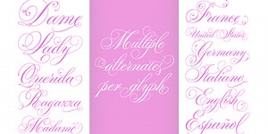 Free Font Parfumerie Script Pro