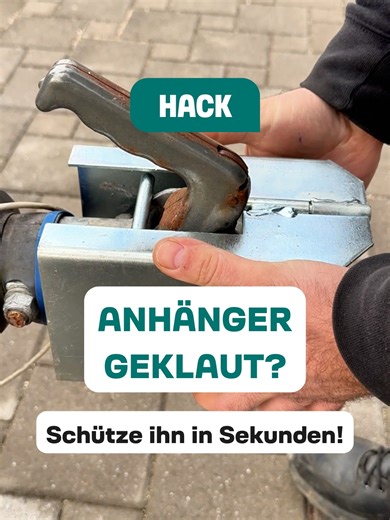 Sicheren Diebstahlschutz für Anhänger finden