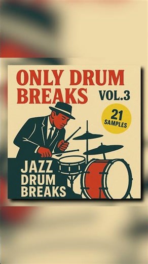 Vintage Jazz Drum Breaks Sample Pack | "Only Drum Breaks Vol.3" | Boom Bap, Lo-fi, Soulful HipHop...