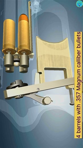 4-shoot Derringer type pistol.