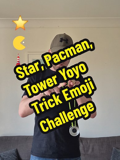 Star, Pacman, and Tower Yoyo Tricks Challenge