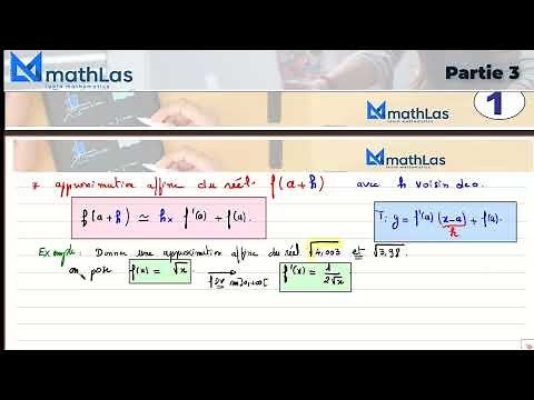 dérivabilité (approximation affine) partie3