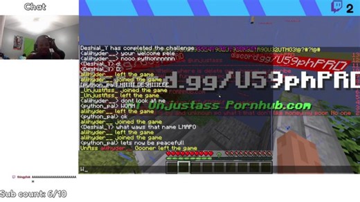 PLAYING PYTHON PAL'S MINECRAFT SERVER