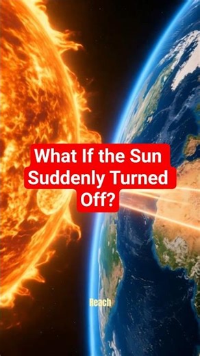What If the Sun Suddenly Turned Off?#solarsystem #space #science #interstellar #sun
