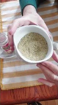 How to grind herbs using a Mortar and Pestle.