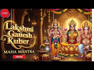 🔴 LIVE: Lakshmi Ganesh Kuber Maha Mantra | 1 Hour South Indian Temple Chant for Wealth & Prosperity