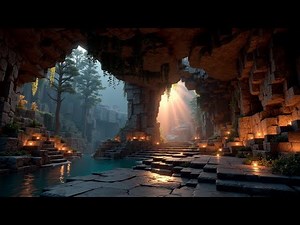 Nostalgic Minecraft Cave Ambience ~ Relaxing Ancient Biome Sounds for Study & Sleep