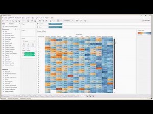 Learn to create Tableau Heat Map