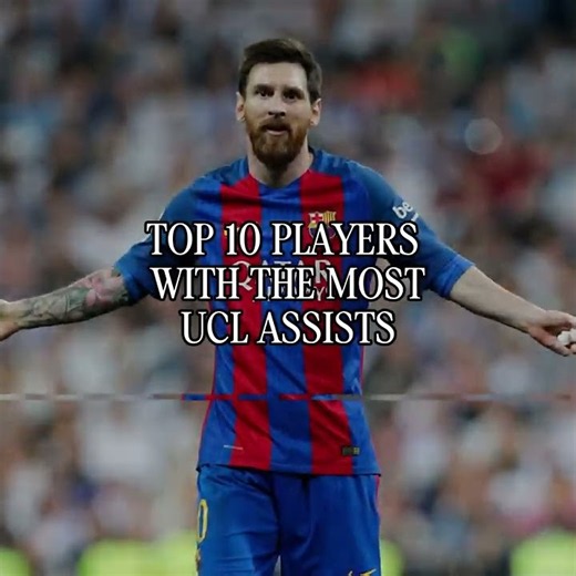 Top 10 Players with the Most UCL Assists of All Time