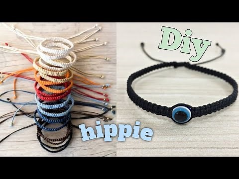 HOW TO MAKE HIPPIE BRACELETS | KARINE FONSECA 🌻