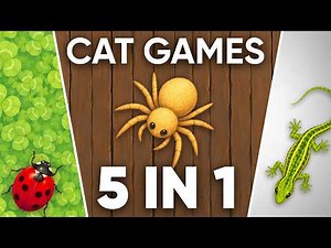 CAT TV: 5 in 1 Games for Cats to Watch - Mice, Bugs, Lizard, Spider, Fly