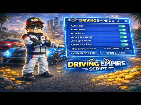 Driving Empire Script | Roblox Driving Empire Script | AUTO FARM MONEY, AUTO ROB, Auto Drive & More
