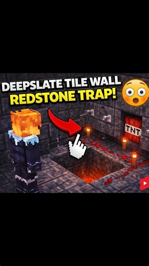 No One Will See This Trap Coming 😈 Minecraft Redstone#shorts #minecraft