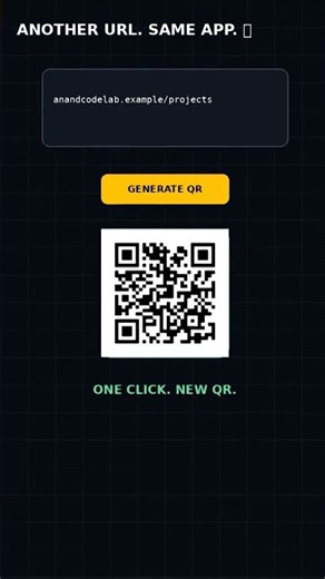 QR Code Generator Using HTML CSS JavaScript 🚀 | How to Build QR Code Generator | #shorts