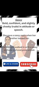 Speak Smart! Learn the Word “Sassy” in English