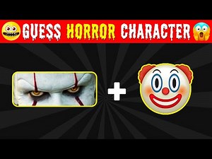 Guess The SCARY MOVIE Character By EMOJI and EYES😱Valak, M3GAN, GhostFace, Pennywise, Michael Myers