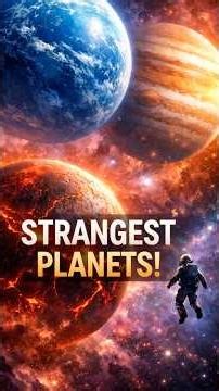 The Strangest Planets Ever Discovered in the Universe