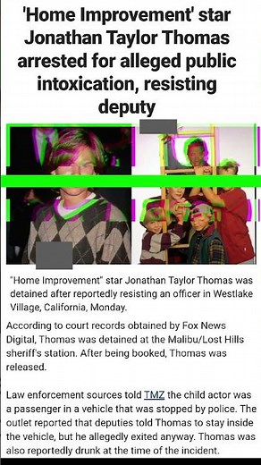 Jonathan Taylor Thomas Arrested?! What Happened to the ‘Home Improvement’ Star?