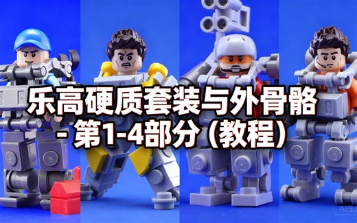 [中配]乐高硬质套装与外骨骼 - 第 1-4 部分 (教程) - Kos Brick
