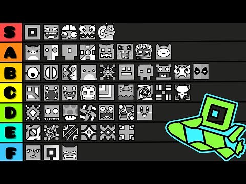 Icons Tier List! - Geometry dash