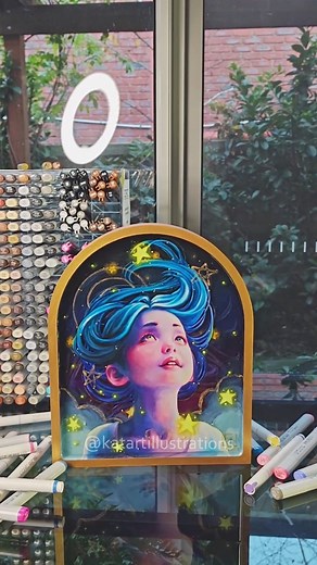 189K views · 5.6K reactions | ‘Stargazer’ - alcohol and paint marker...