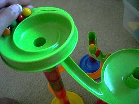 Quick Marble Race 5 with all Solid Colored Marbles