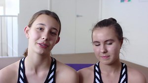 The Yoga Challenge -2 young girls