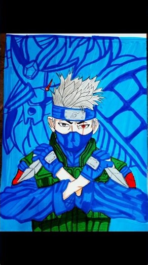 draw kakashi with Susanoo #kakashi ##animedrawing #anime #smartgadgets
