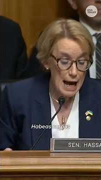 Secretary Noem gives false definition of habeas corpus #Shorts