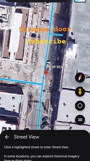 i found strange door on google map #mystery #googlemaps #googleearth #map