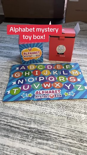 Alphabet mystery box. A toy for every letter. Best way for your kods 3-7 to learn the letters. #teacher #preschool #kindergartenteacher #toddler