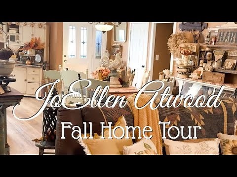 BEAUTIFUL ANTIQUE FARMHOUSE STYLE COUNTRY COTTAGE HOME TOUR ANTIQUES PRIMITIVE VINTAGE DECOR TOURS