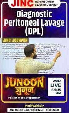 Diagnostic Peritoneal Lavage (DPL)LearnByMiftahiSir #shorts #youtubeshorts #viral #shortvideo #video