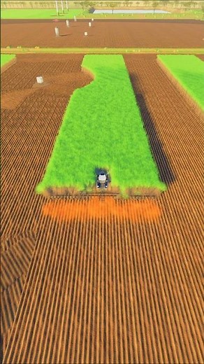 Satisfying ploughing #farmingsimulator25 #farmingsimulator #farmingsimulator19