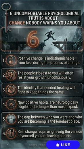 6 Uncomfortable Psychological Truths About Change Nobody Warns You About | Psychology Explained