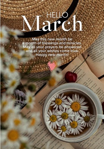 Welcome March: Embrace the New Month's Aesthetic