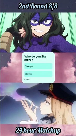 MHA Girls Tournament 2nd Round 8/8 Setsuna Tokage vs Camie Utsushimi