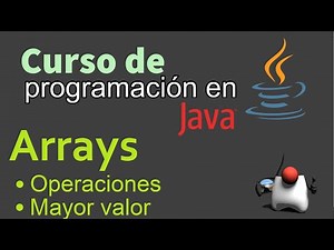 Curso de Java desde Cero | OPERACIONES CON ARRAYS (video 38)